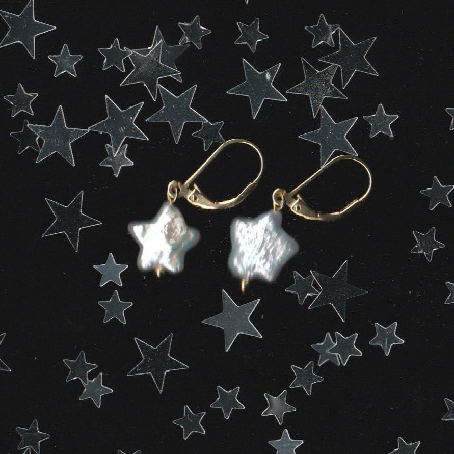 Star Girl 14k Vermeil Earrings